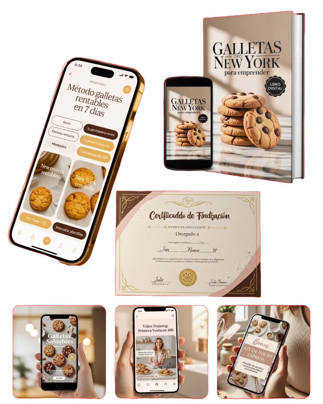 Pack de receitas e materiais de bônus