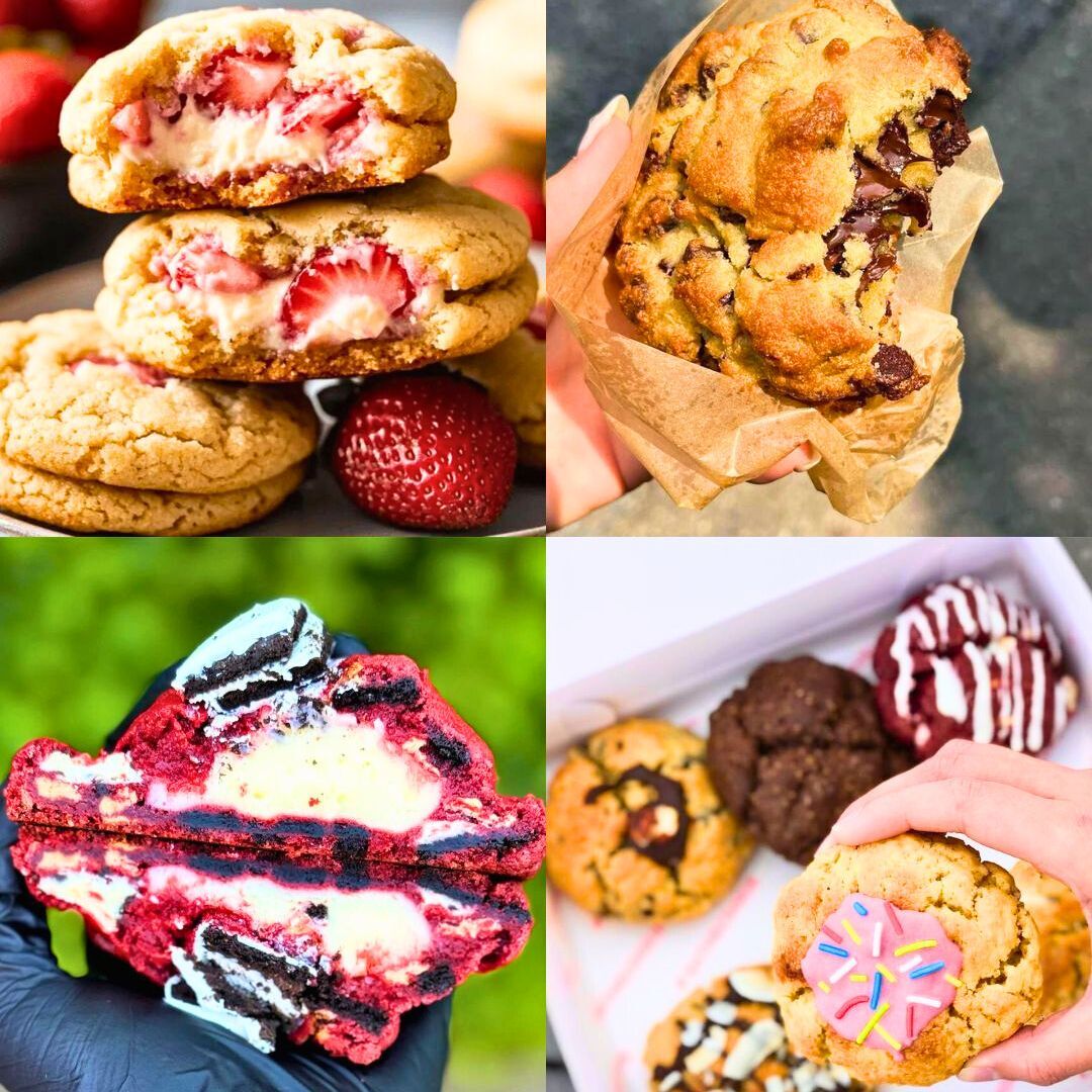 Galletas estilo New York, tendencia 2025